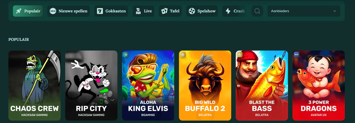 royalen casino spellen
